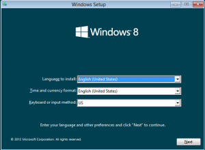 setupwindows8 Windows 8 Set