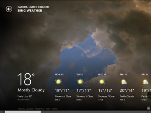 weather application