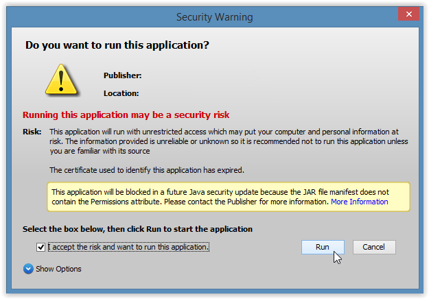Do you want to run this application | Orbits IT | Orbits IT Do you want to run this application