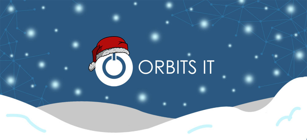 Christmas Alt Logo | Orbits IT